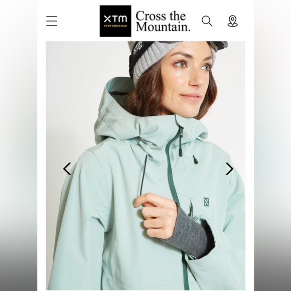 XTM Performance: Palladium ll Ladies Snow Shell Jacket Jade - Picture 6 of 13